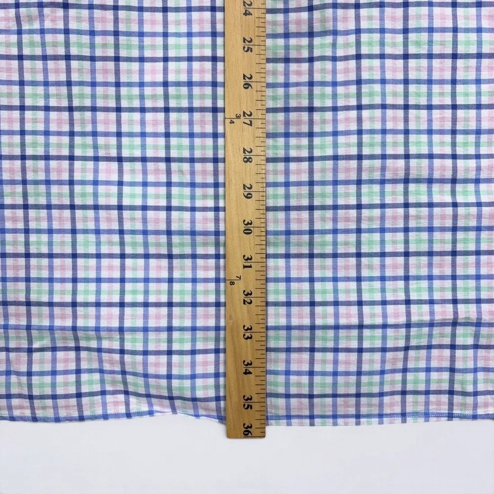 Polo Ralph Lauren OCBD Shirt Mens 4XLT Tall Multicolor Plaid Flesh Pony NWT